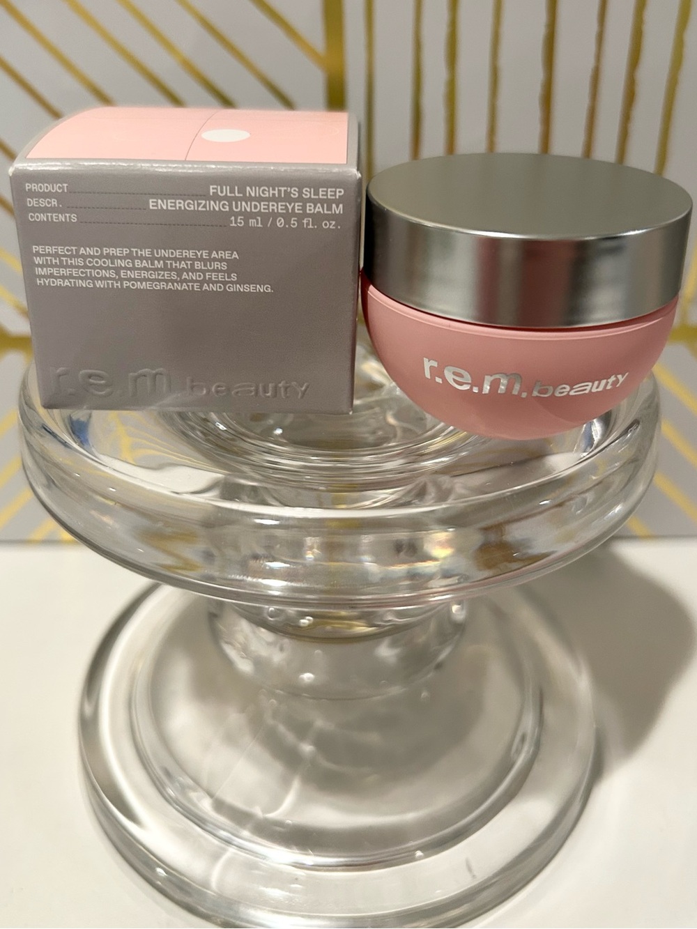 ✨ r.e.m. beauty Full Night’s Sleep Energizing Under Eye Balm | Full Size | NIB